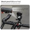 Base Magnetica Antishock a Rilascio Rapido Per Fotocamere Sportive Interfacce Artigliate Pieghevoli Compatibili Durabilità Costruzione in ABS