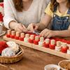 Wooden Loom Frame Adjustable Hand Knitting Kit Beginner Yarn Craft for DIY Throw Blankets Chunky Knit Blanket Kit Gift