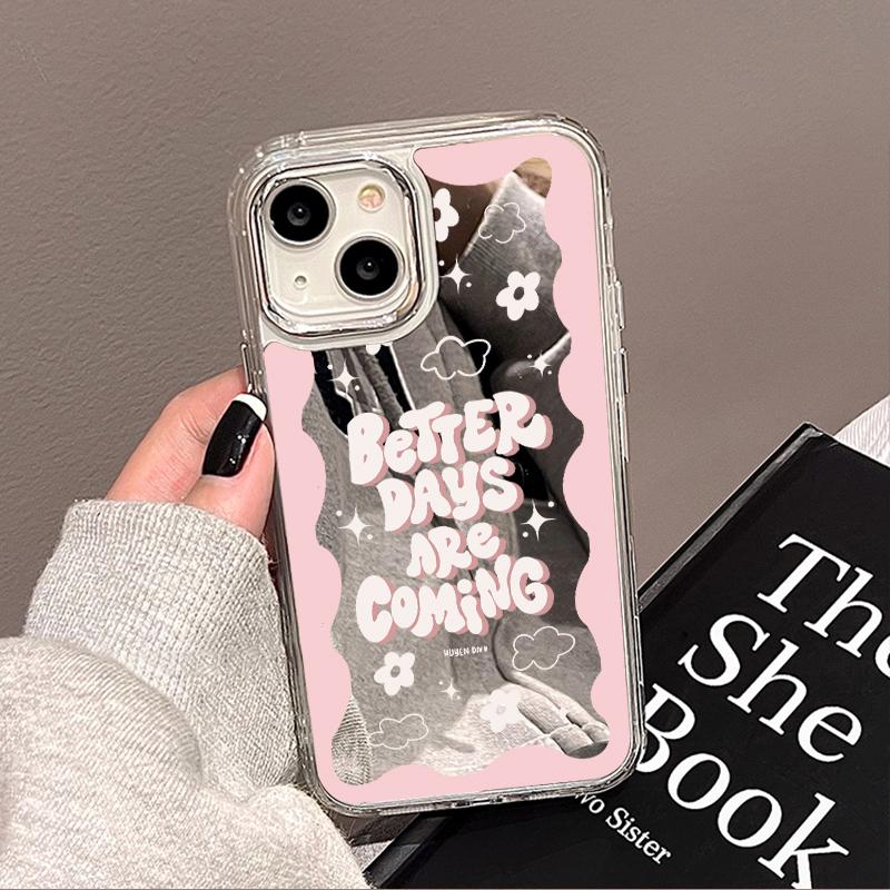 Luxury Make UP Mirror Phone Case For iPhone 16 Pro Max 11 13 14 15 12 16 Plus XR X XS 16promax 15promax Flower Back Covers Funda
