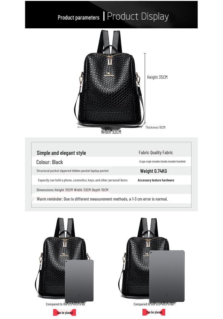 High-Capacity Women's 2025 Stylish Academic Backpack - Ideal for Commuting and Travel