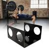 Double Vertical Barbell Holder Wall Mounted Barbell Storage Rack Wall Mounted Hangings Bar Rack Easy to Install