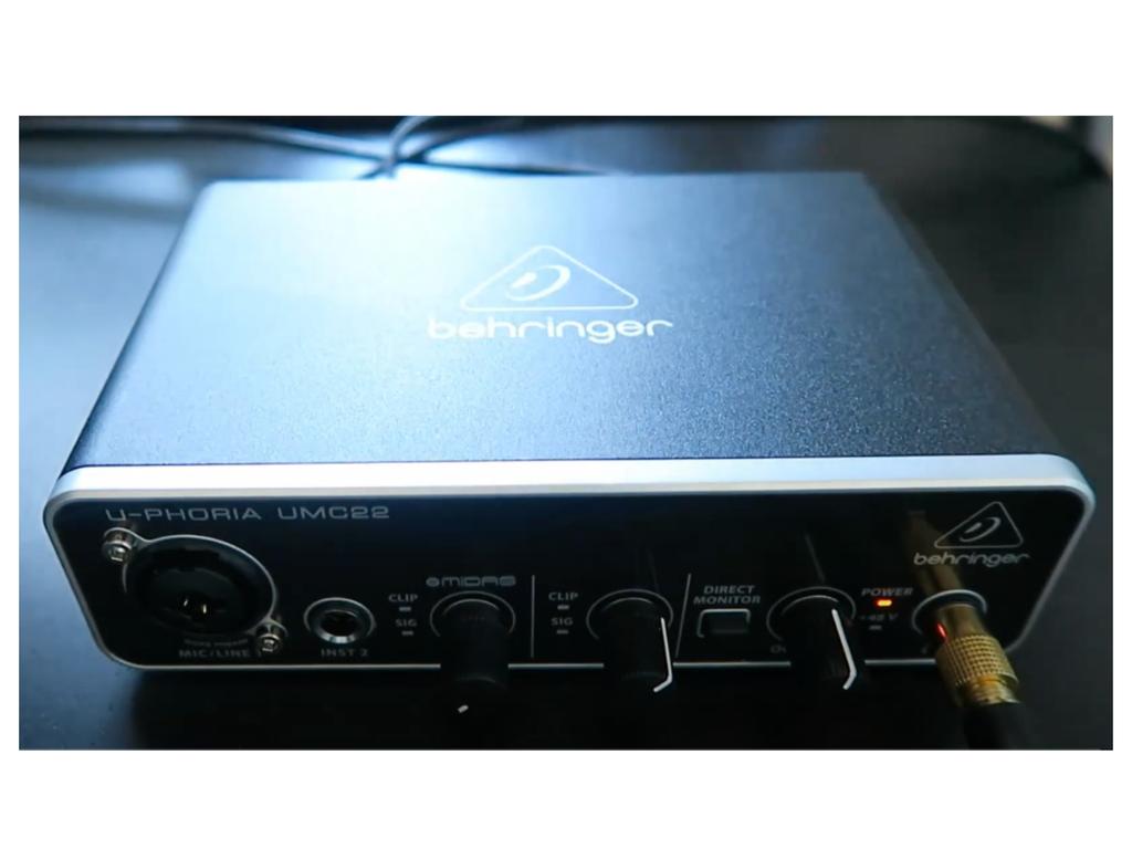 Behringer umc22 - interfejs usb
