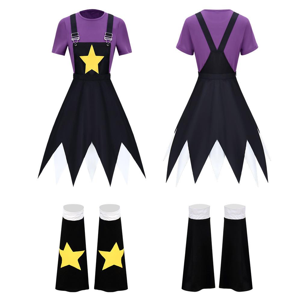 Poppy Playtime Lily Prinzessin Cosplay Kleid Aus Polyesterstoff Für Anime Rollenspiel
