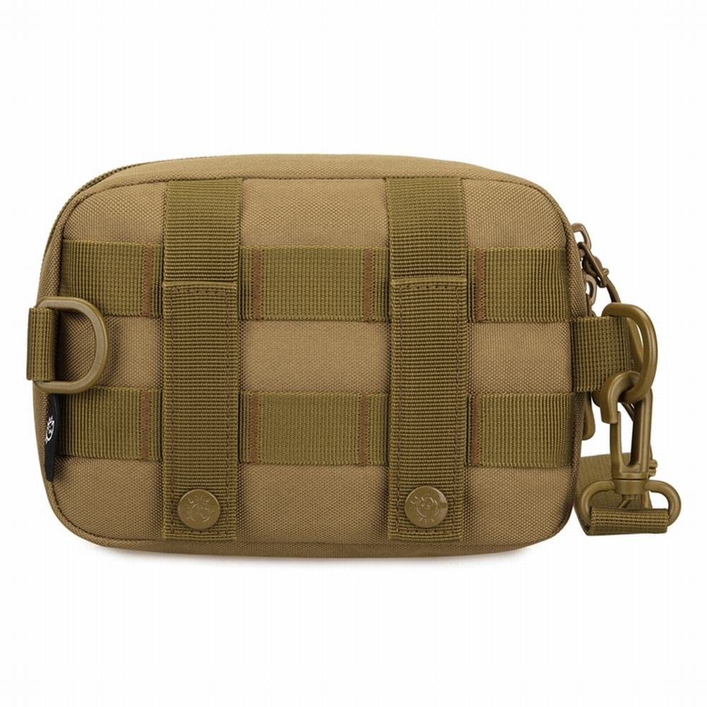 PHOENIX IKKI Camouflage Multifunctional Tactical Tool EDC Molle System Second Tactical Dog Vest Brown Bag, Pouch, Pouch, Bag, Accessory,