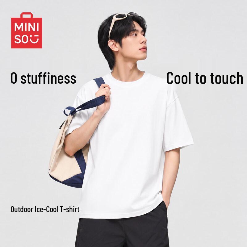 MINISO Men s Ice Silk Short Sleeve T-Shirt 3XL