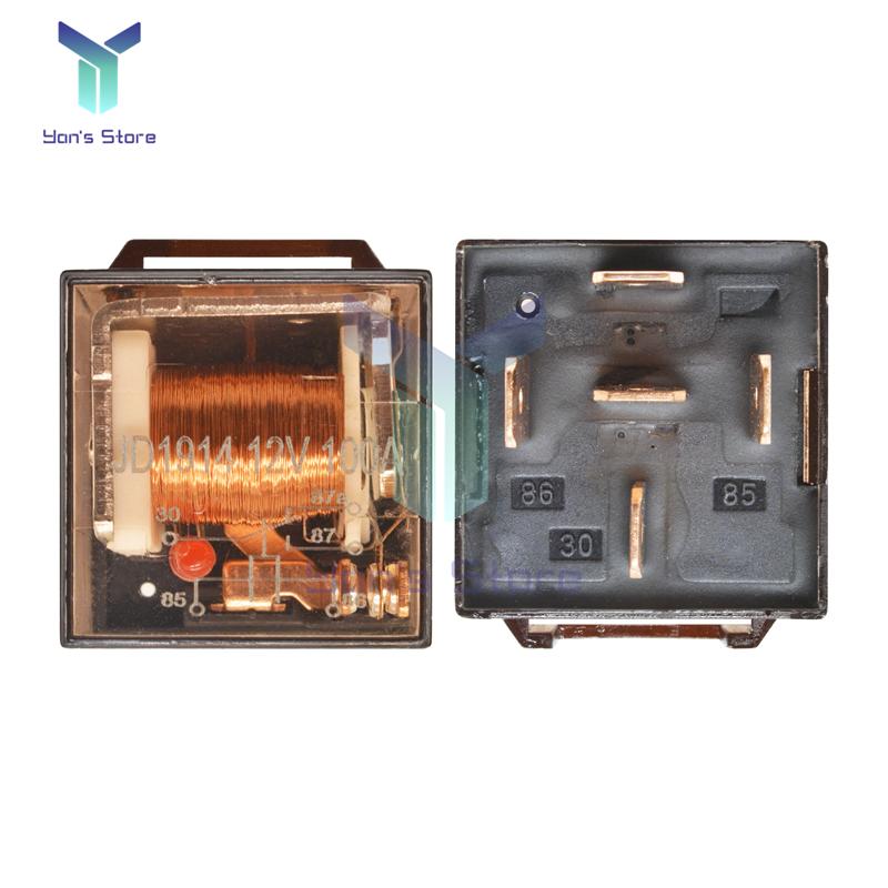 Waterproof Automotive Relay DC 12V 24V 80A 100A 4Pin 5Pin SPDT Switch Car Control Device Car Relays High Capacity Switching Relays 5