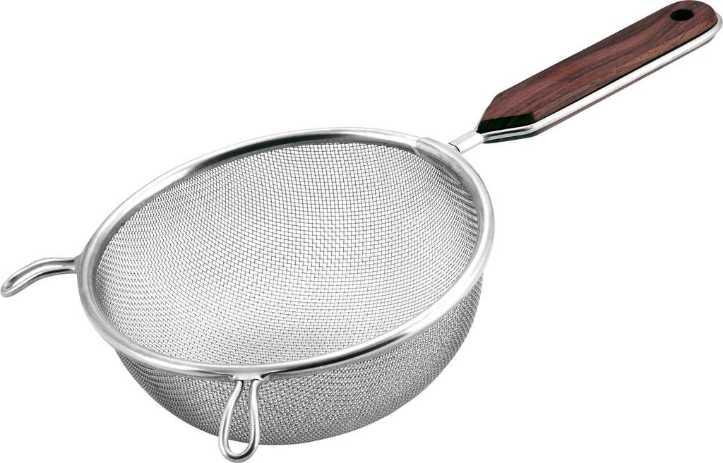 Minex Metal Rose Pattern Strainer, Single, 16cm