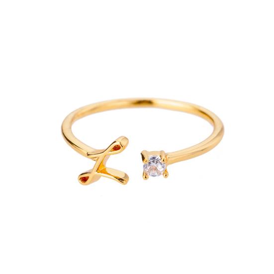 

Регулируемые гальванические гладкие стразы с геометрическим рисунком, ювелирные изделия со стразами, алфавит, 26 букв L золотистый