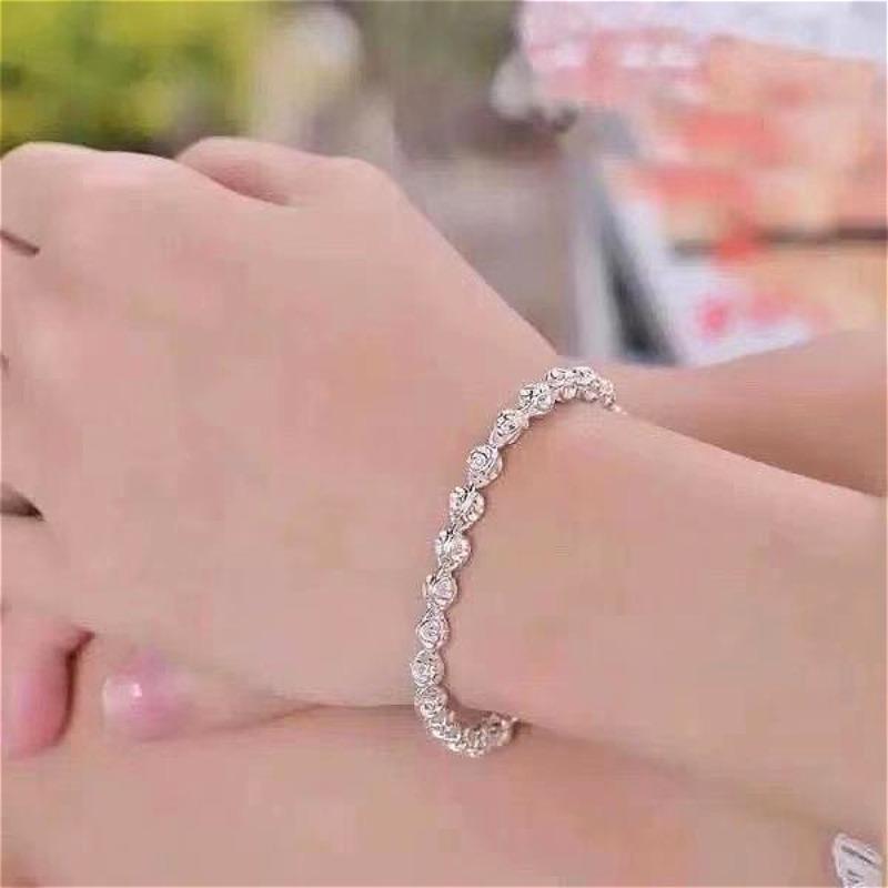 New 925  Silver Ball Bracelets For Women Luxury Designer Hollow Bead Adjustable Charm Bracelets Party Fine Jewelry Gifts