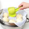 1PC Multifunctional Fruit Slicer, Plastic Tomato Potato Lemon Slicer with Handle