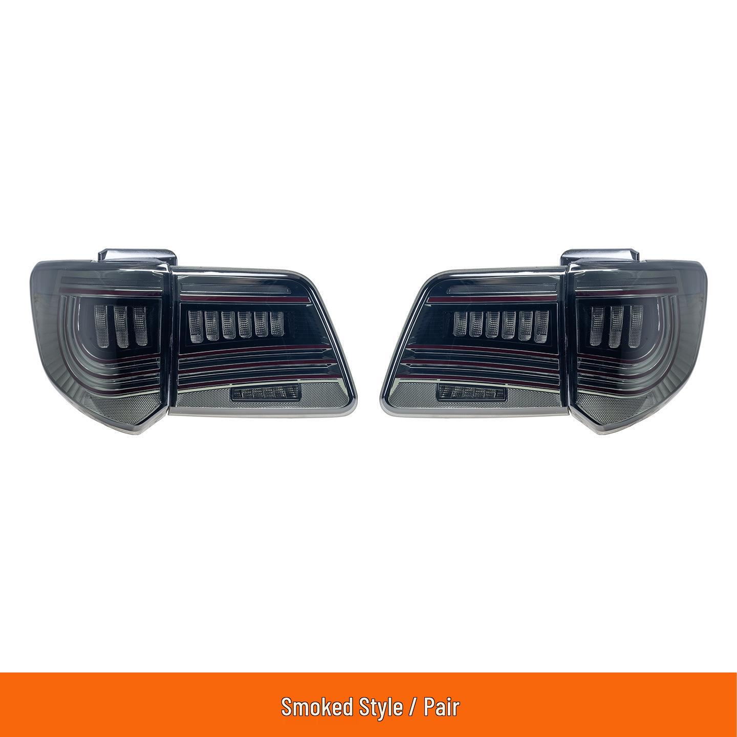 Compatible LED Flowing Turn Signal Taillight for 2011-2015 Toyota Fortuner Pair