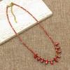 High-end Bohemian Style Necklace Crystal Bead Collarbone Chain Charm Fashion Clavicle Chain  Gift