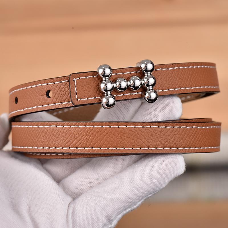1.3cm Classic Belt Luxury Designer Famous Brand High Quality Leather Hot Women Belts For Dress