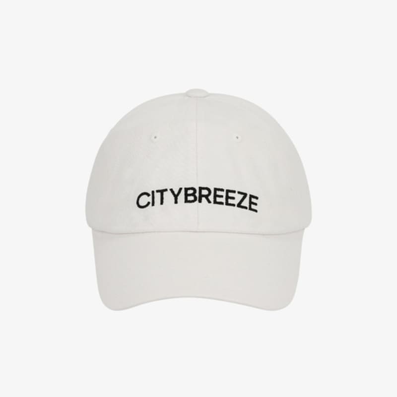 CITYBREEZE Essential Logo Ball Cap_WHITE