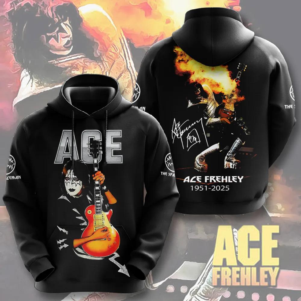 Rock KISS Kapuzenpullover Sweatshirt Männlich 3D-Druck Herren Damen Hip Hop Trend Trainingsanzug Pullover Jacke Übergroß Y2k Herren-Hoodies