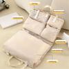 Clothes Storage Bag Suitcase Organizer Bag Large Capacity Multiple Compartments Dustproof Hanging Foldable Luggage Organizer Bag