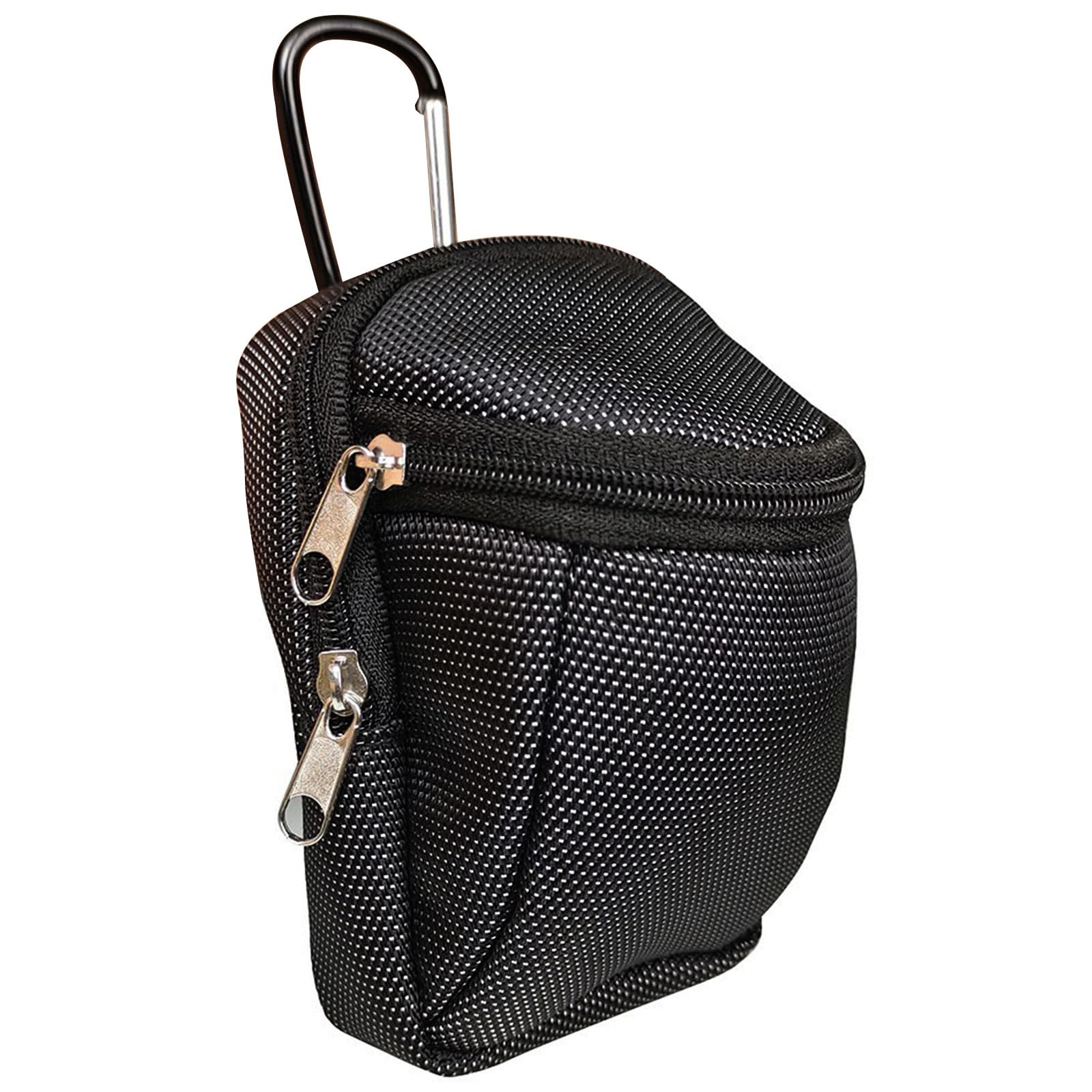 

Golf Ball Ball Storage Accessory Organizer for Men and with Carabiner Case, Holder, Pouch, Tee, Belt, Nylon, Compact, Stylish, Women, чёрный