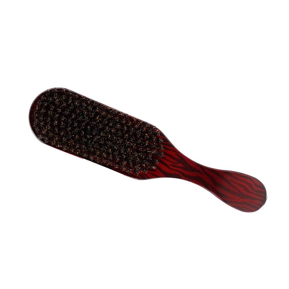 Boar Bristle Boar Bristle Hair Brush Beechwood Brown Color Paddle Hair Brush Nylon 24x5.5x3.5cm Wave Brush All Hair Types