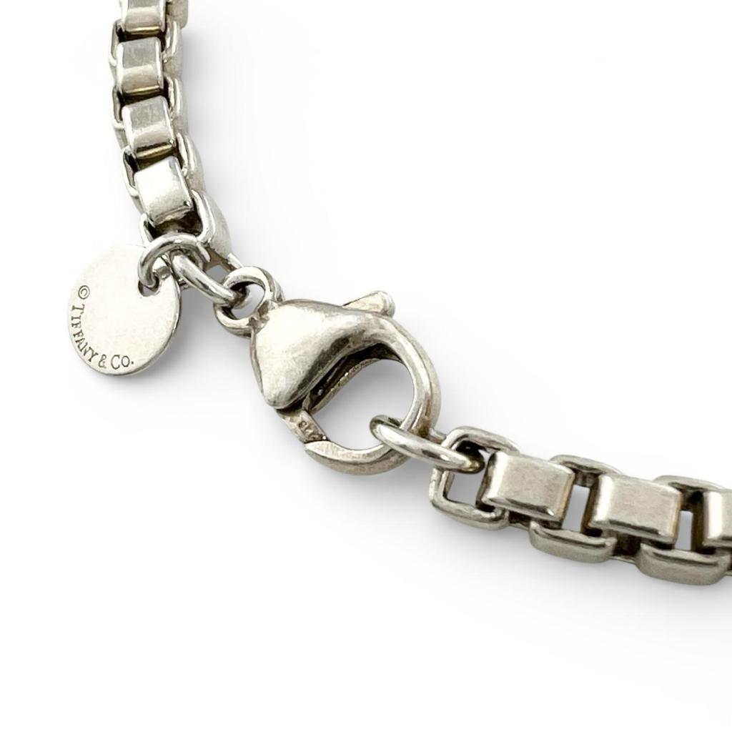 Great TIFFANY&Co. bracelet Venetian Silver SV925 mens Used