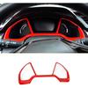 Horry ABS Carbon Fiber Print Steering Wheel Cover Instrument Panel Decorative Air Outlet Center Console Moulding Trim Full Set of Interiors