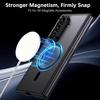 UYUXIO for Galaxy Z Fold 7 Case Full Body Cover Anti-Scratch Shockproof Hard PC Magnetic Phone Cover for Samsung Galaxy Z