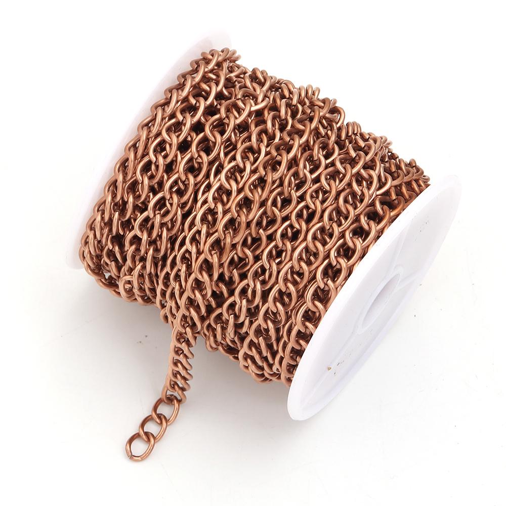 10Yards/Roll Metal Iron Chain Necklace Link Chain Bulk Chain For Jewelry Making Findings DIY Necklace Bracelet Chain Accessories