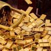50 Pièces Mini Lingot d'Or Simulé, Alliage de Zinc Artisanat Décoration de Bureau à Domicile Ornement Cadeau de Pendaison de crémaillère Accessoires Créatifs