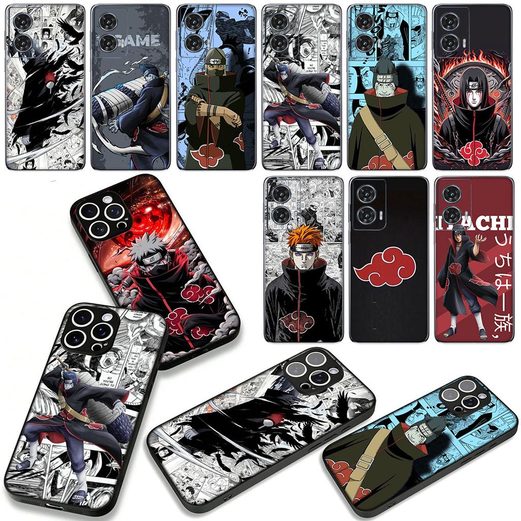 KISAME Itachi Narutos Akatsuki Pain Cover Phone Case for Apple iPhone 16 15 14 Plus 13 12 Mini 17 Pro Max + 16E Air 16+ ProMax