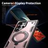 Dual Layer Armour Cover For Samsung Galaxy S25 S24 Ultra Edge S23 FE Plus S22 Ultra S21 For Magsafe Magnetic Bracket Phone Case