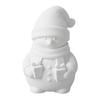 Christmas Snowman Ornaments 3D Printed Figurine Holding Gift Boxes, DIY Paintable Creative Parent Child Handmade Art Ornament, Cute Winter Desktop