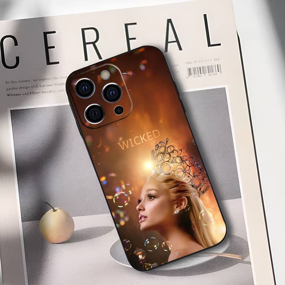 Movie W-Wick-ed Phone Case For iPhone 17,16,15,14,13,12,11 Plus,Pro Max,XS,Soft Silicone Black Cover