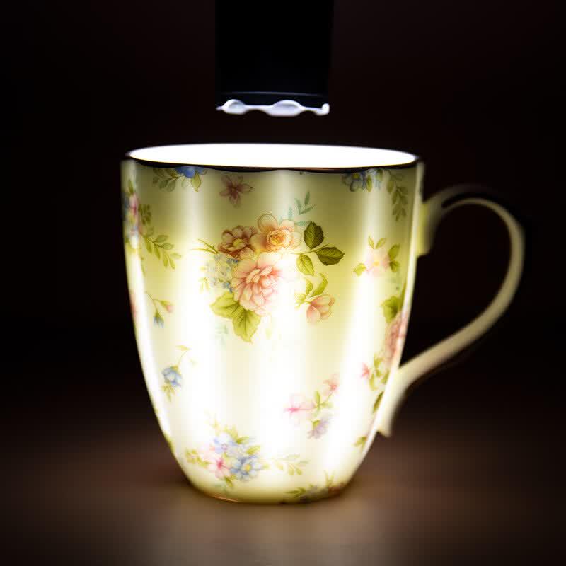 Kreatywny kubek do kawy z porcelany kostnej