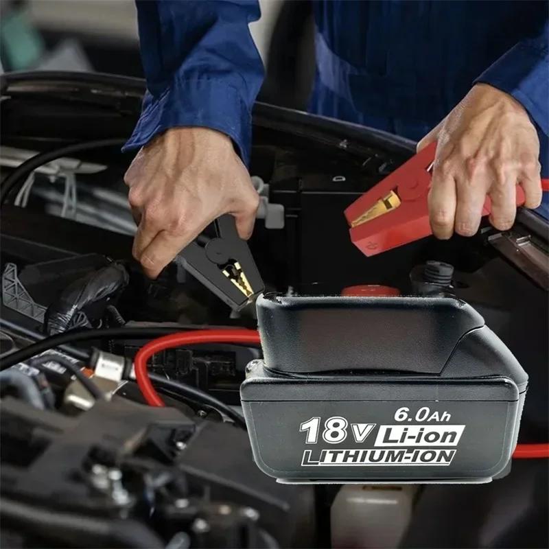 Autobatterie-Zündung Auto-Notstrom-Kit für Makita 18V Lithium-Ionen-Akku 8 Gauge 6,5 Fuß