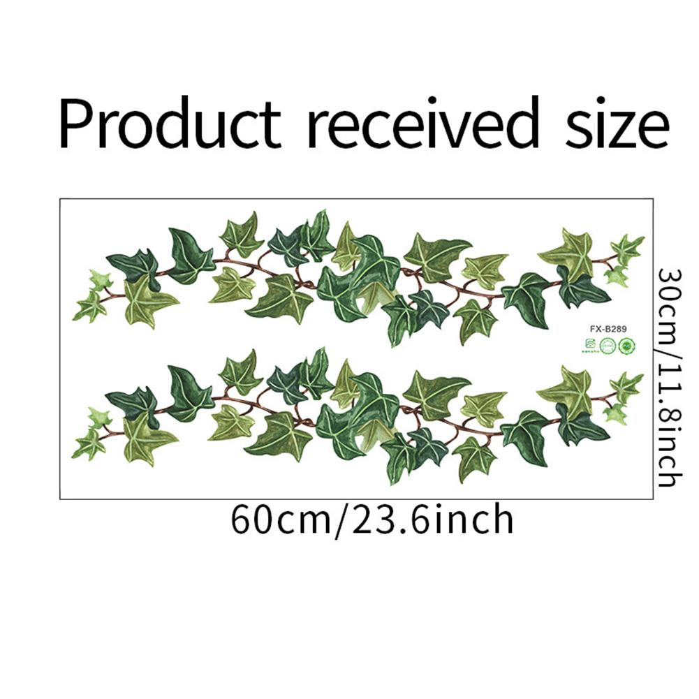 Wall Sticker 14*112cm Bedroom Decoration Green Vine