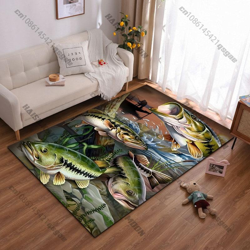 Pesca natura pesce scena subacquea tappeto Yoga soggiorno stanza decorazione tappetino per gattonare bambini zerbino tappeto da area