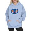 Women's Fashion Long-Sleeve Pullover Hoodie with Fun Movie-Inspired Prints