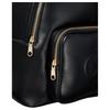 Calvin Klein Embossed Letter Logo Polyurethane Backpack Women's Black