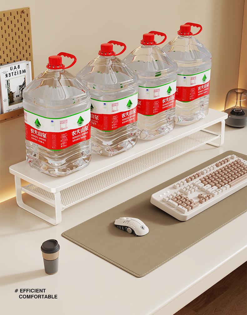 Office Desktop Monitor Stand with Drawer for Storage and Organization