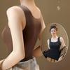 Wide Strap Camis Women Solid Color U Neck Crop Tops Fashion Padded Tube Top Female Sleeveless Camisole