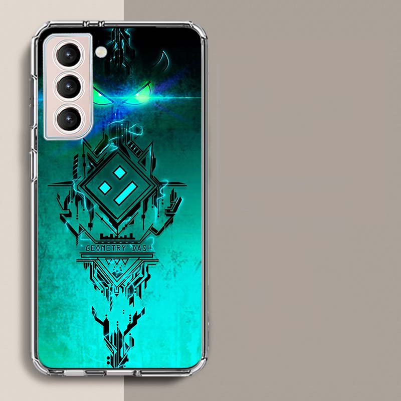 Geometry Dash Phone Case For Samsung A17 A56 A36 A26 A16 A55 A35 A25 A15 A05S Galaxy A71 A51 A41 A31 A21S A70 A50 A40 A30 A20S A