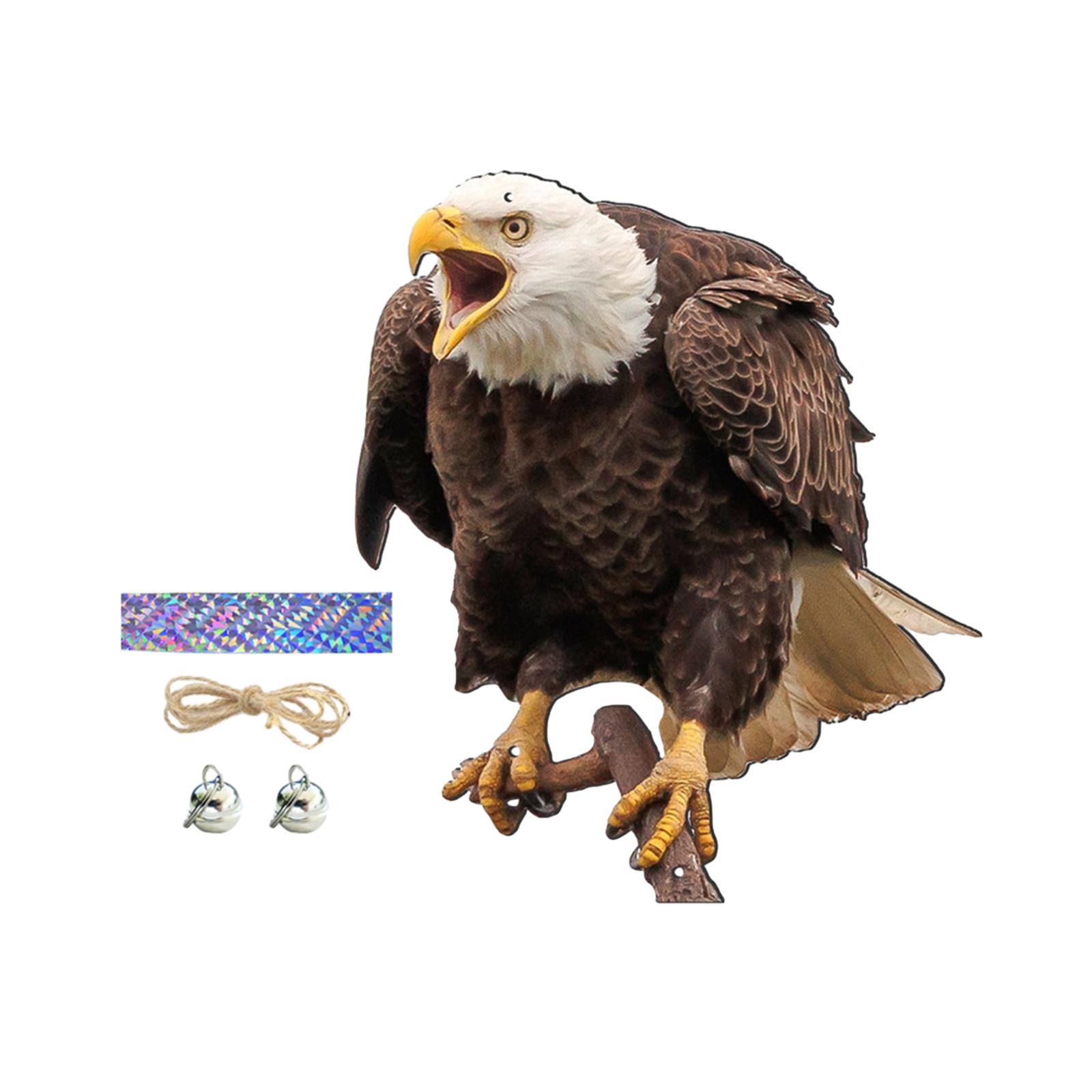 

Artificial owl decoration, realistic owl to attract birds for the patio