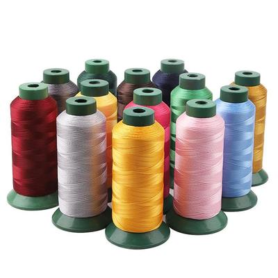 Hochfestes weißes Nylon-Nähgarn: Große Rolle, Hochfest, Mercerisiert, Farboptionen für handgenähte Lederprojekte
