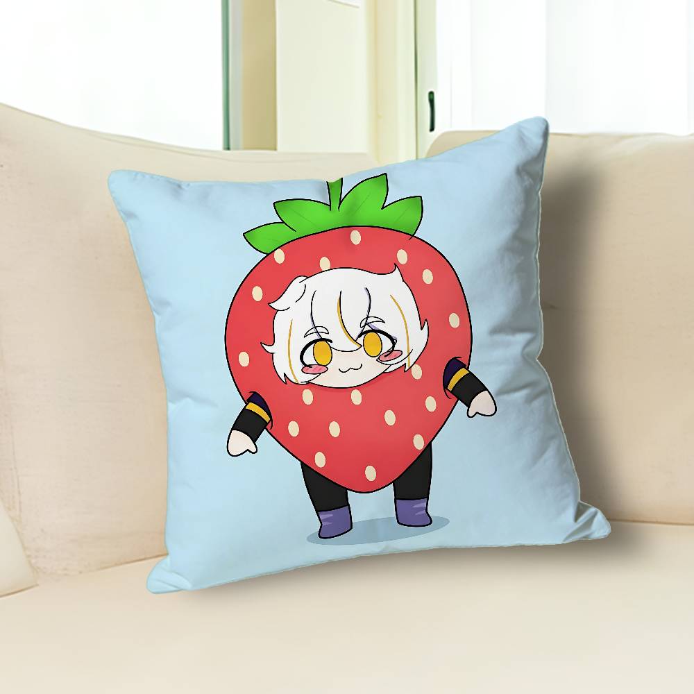 Cute C-Chuy M-Mines Anime Celebrity Merchandise All-Match Printed Pillow Case Sofa Car Office Room Decoration Protector