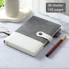 A5 Executive Notebook Thick Paper Notebook with Faux Leather Cover 192 Pages Personal Diary Notepad for Business Meetings