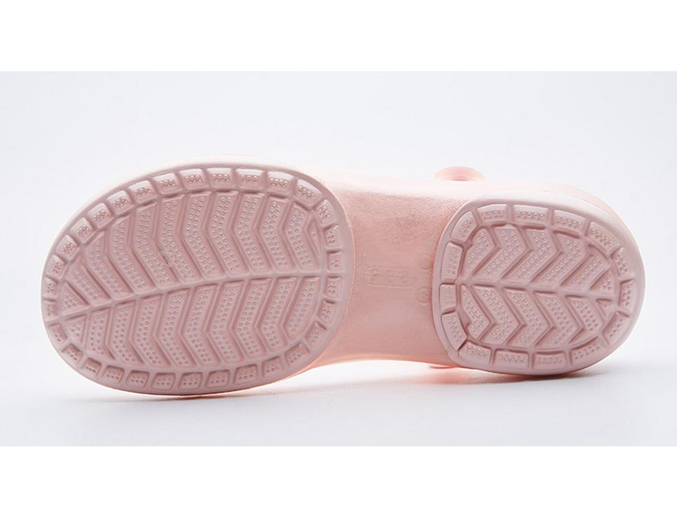 Women's Summer Non-Slip Jelly Sandals – Closed Toe, Thick Sole, Soft Beach Shoes
