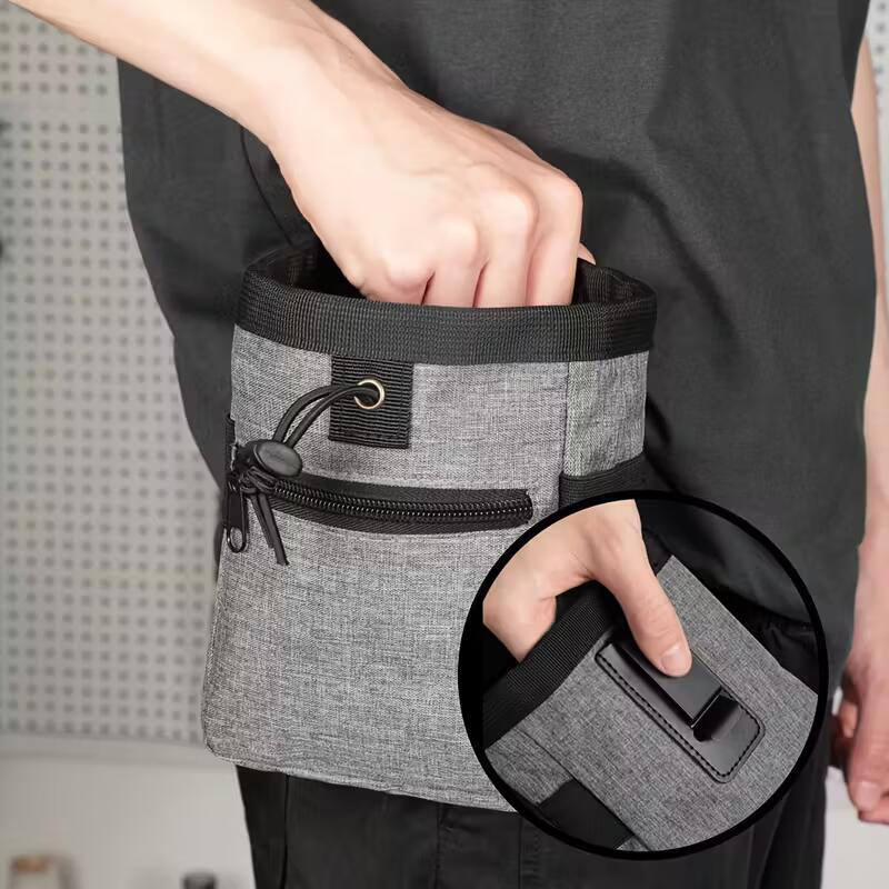Tool Bag Waist Belt Bag Oxford Cloth Waterproof Tool Belt Holder Kit Pockets Convenient Tool Bag With Waist Belt