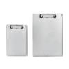 Aluminum Alloy Antislip File Hardboard Portable Document Holder with Centimeter Scales Silvery Simple Creative for Office School
