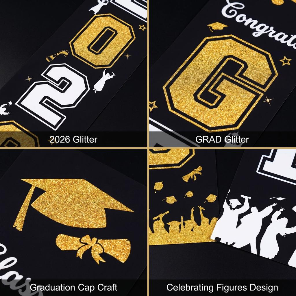 Graduation Class Decoration Door Flag Hanging Flag Graduation Party Decoration Supplies