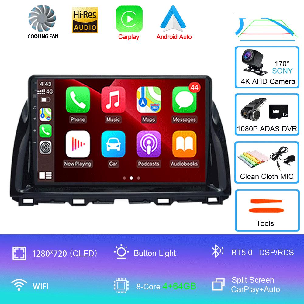 10.1"Android 14 Vedio Player Car Multimedia For Mazda CX5 CX-5 2012 - 2015 Car Autoradio Gps Navigation Stereo 2din HeadUnit 4G