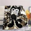 1Pc Bendy Print Flannel Blanket, High quality Comfortable for All Seasons, Home Decor, Warmth and Comfort, Perfect for Christmas Gifts